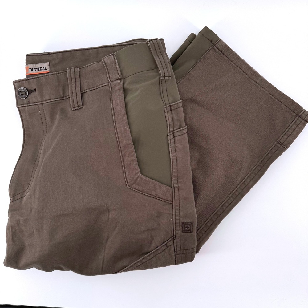 511 Tactical Apex Pant Mens 35x36 Brown Flex-Tac Stretch Cargo 74510-367